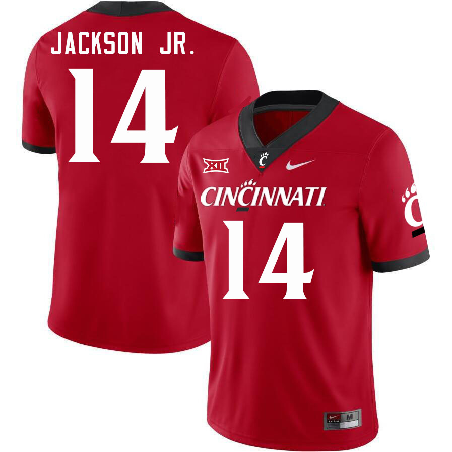 Cincinnati Bearcats #14 Barry Jackson Jr. Big 12 Conference College Football Jerseys Stitched Sale-Red